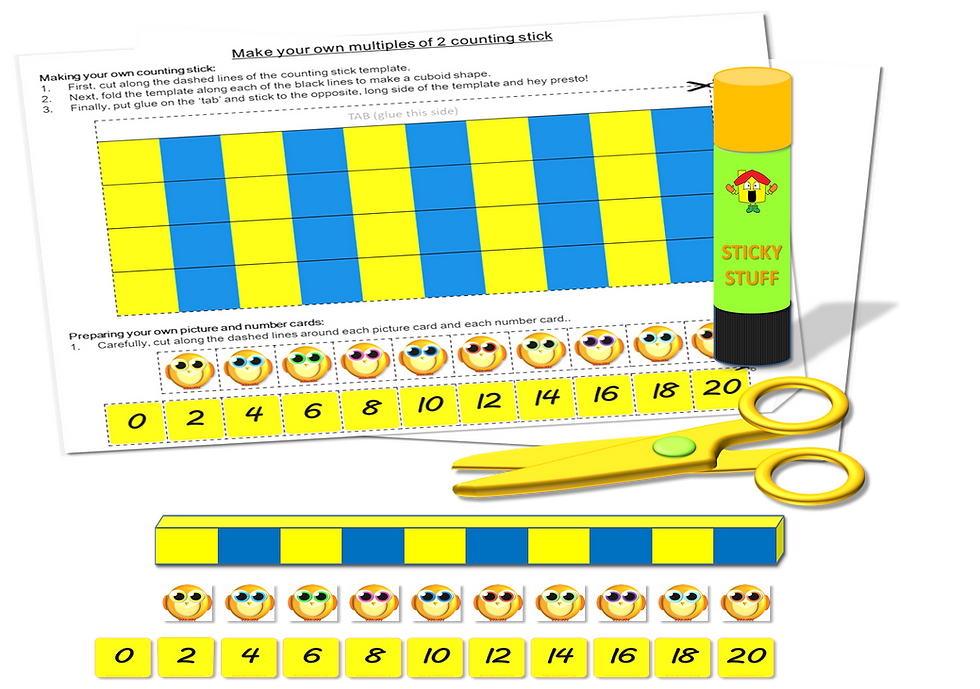 Make your own x2 counting stick