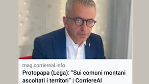 SUI COMUNI MONTANI ASCOLTATI O TERRITORI