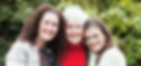 Three generations of women