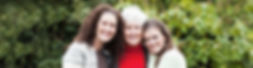 Three generations of women