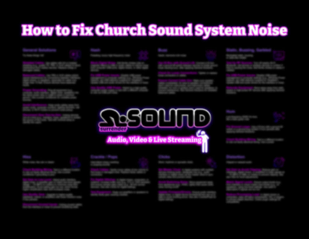 How to Fix Church Sound System Noise