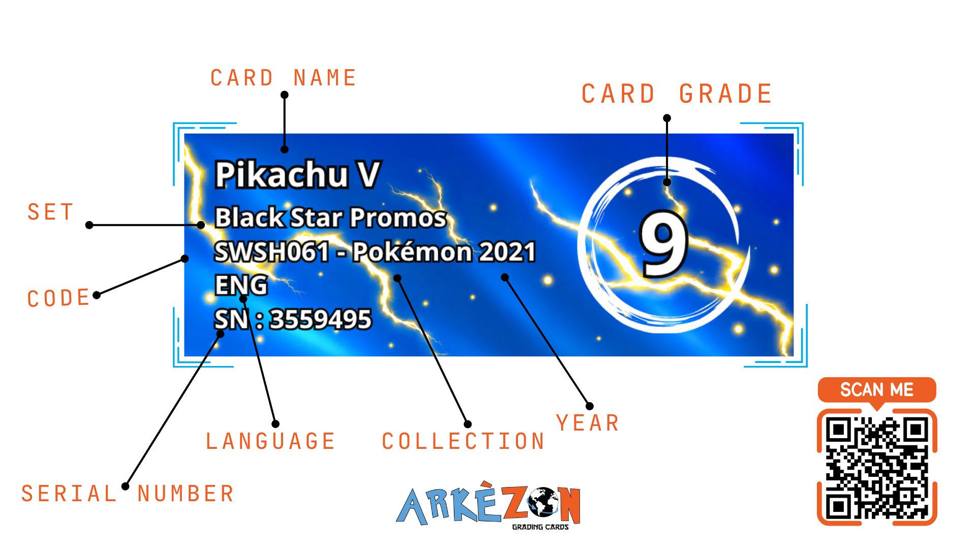 3559495 - Pikachu V - SWSH061 - 9