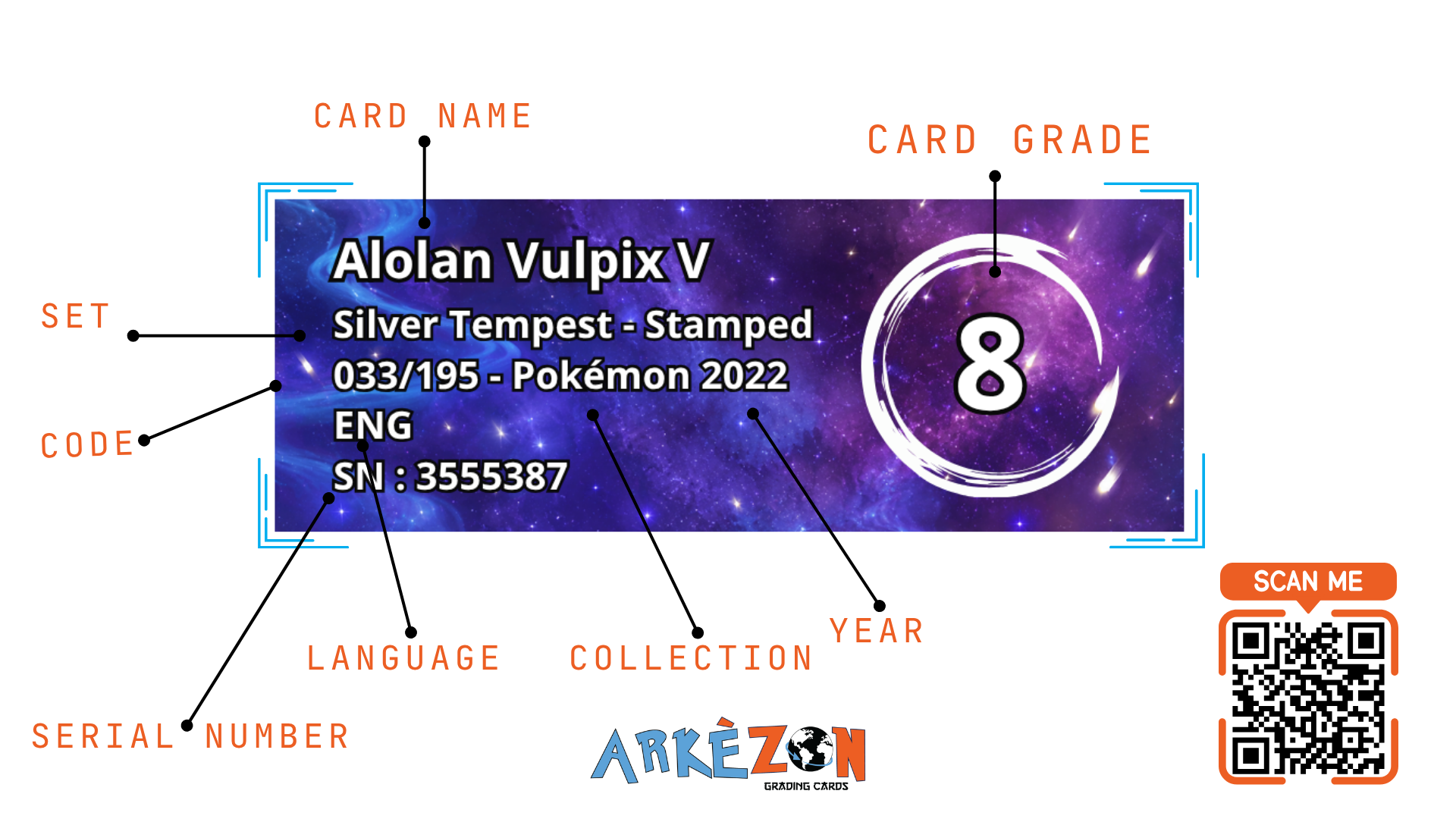 3555387 - Alolan Vulpix V - 033/195 - 8
