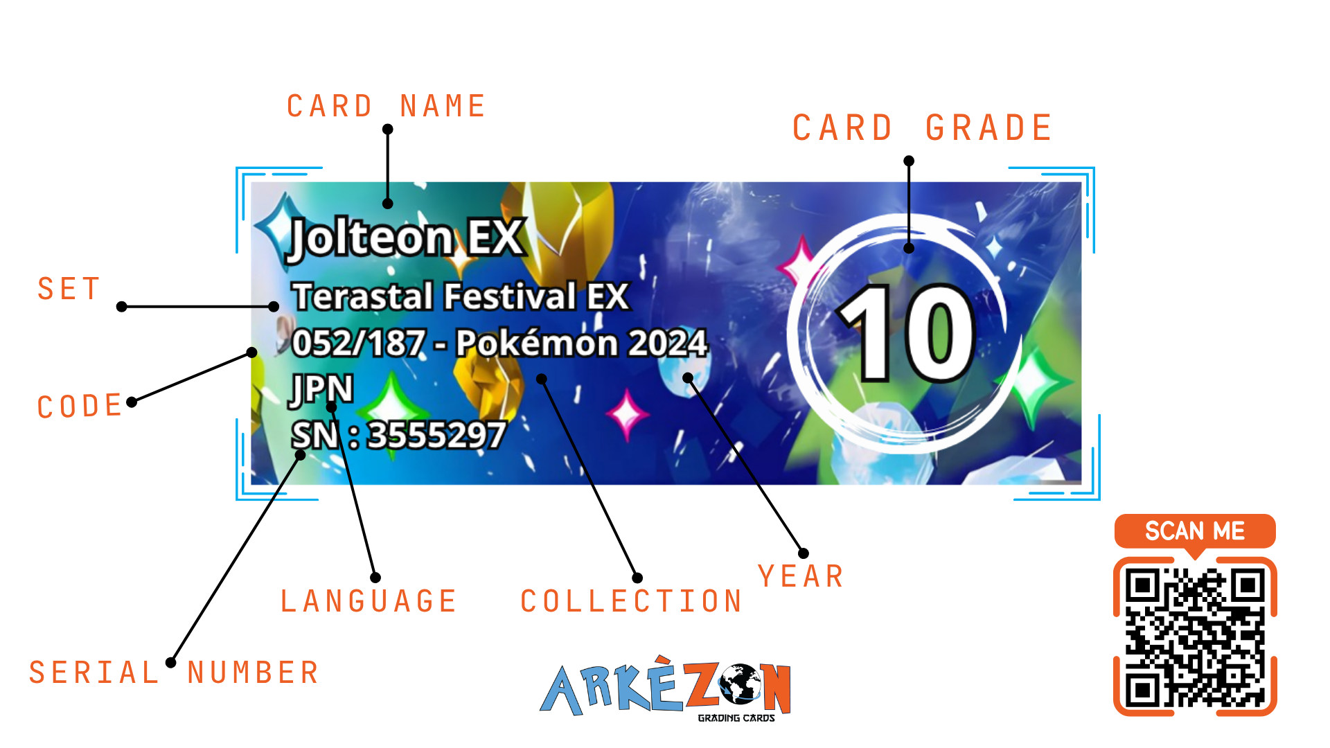 3555297 - Jolteon EX - 052/187 - 10