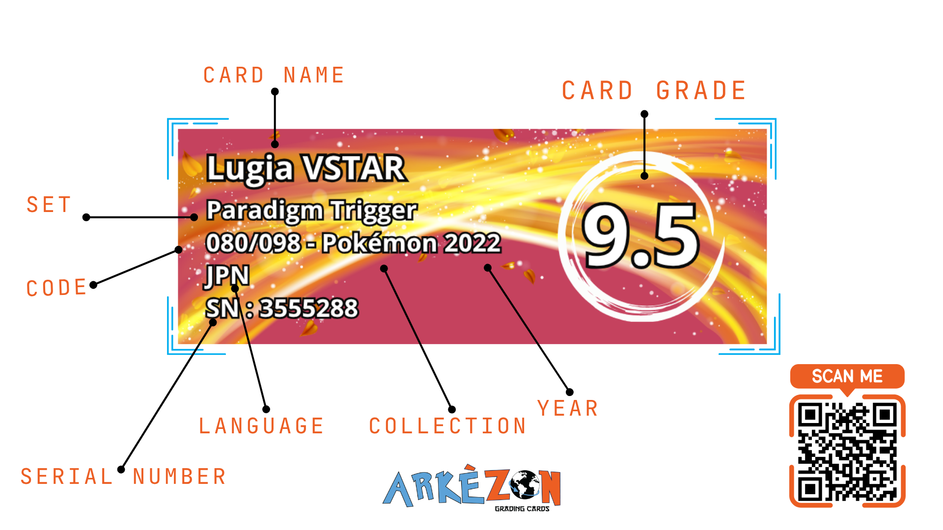 3555288 - Lugia VSTAR - 080/098 - 9.5