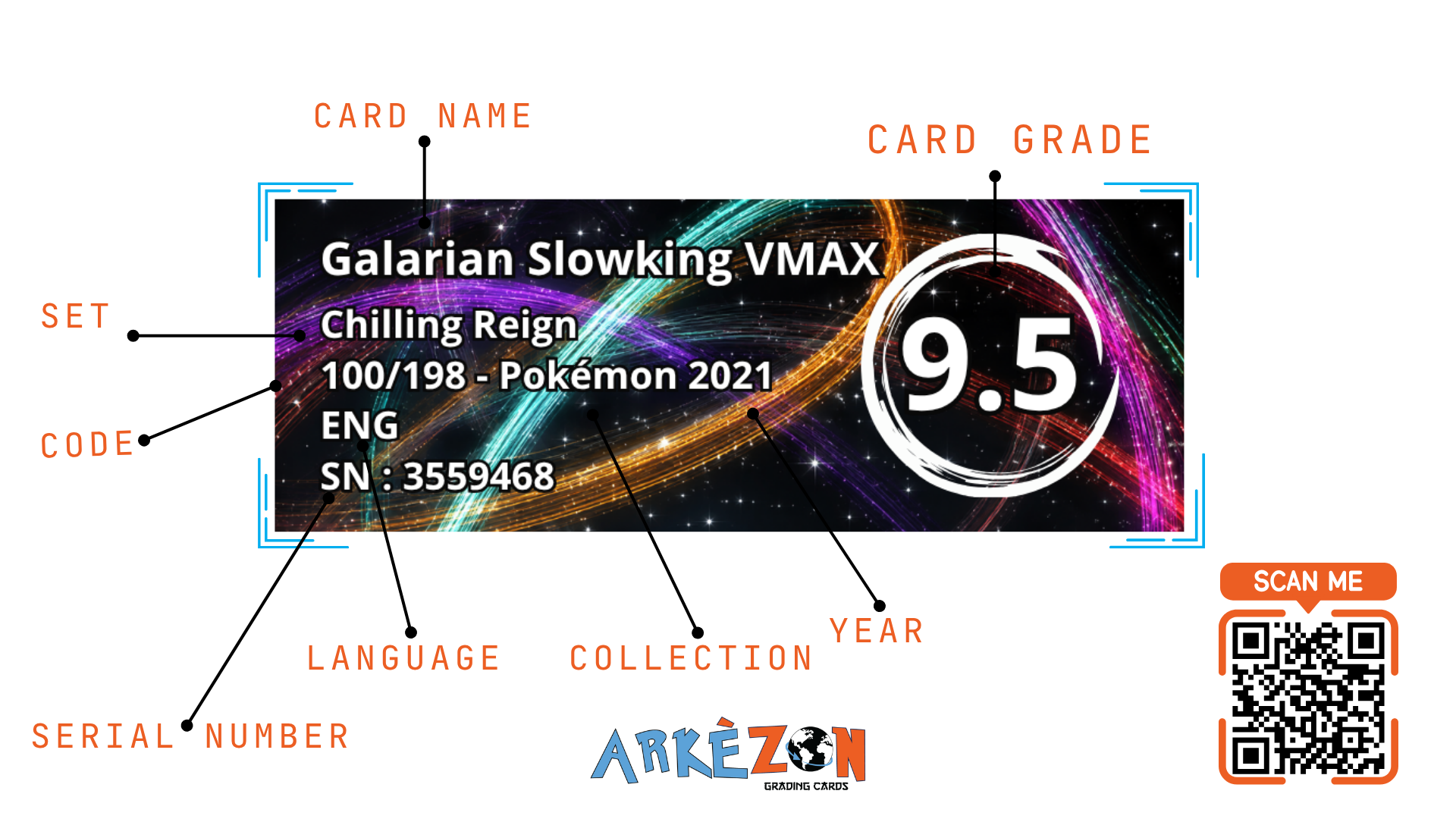 3559468 - Galarian Slowking VMAX - 100/198 - 9.5