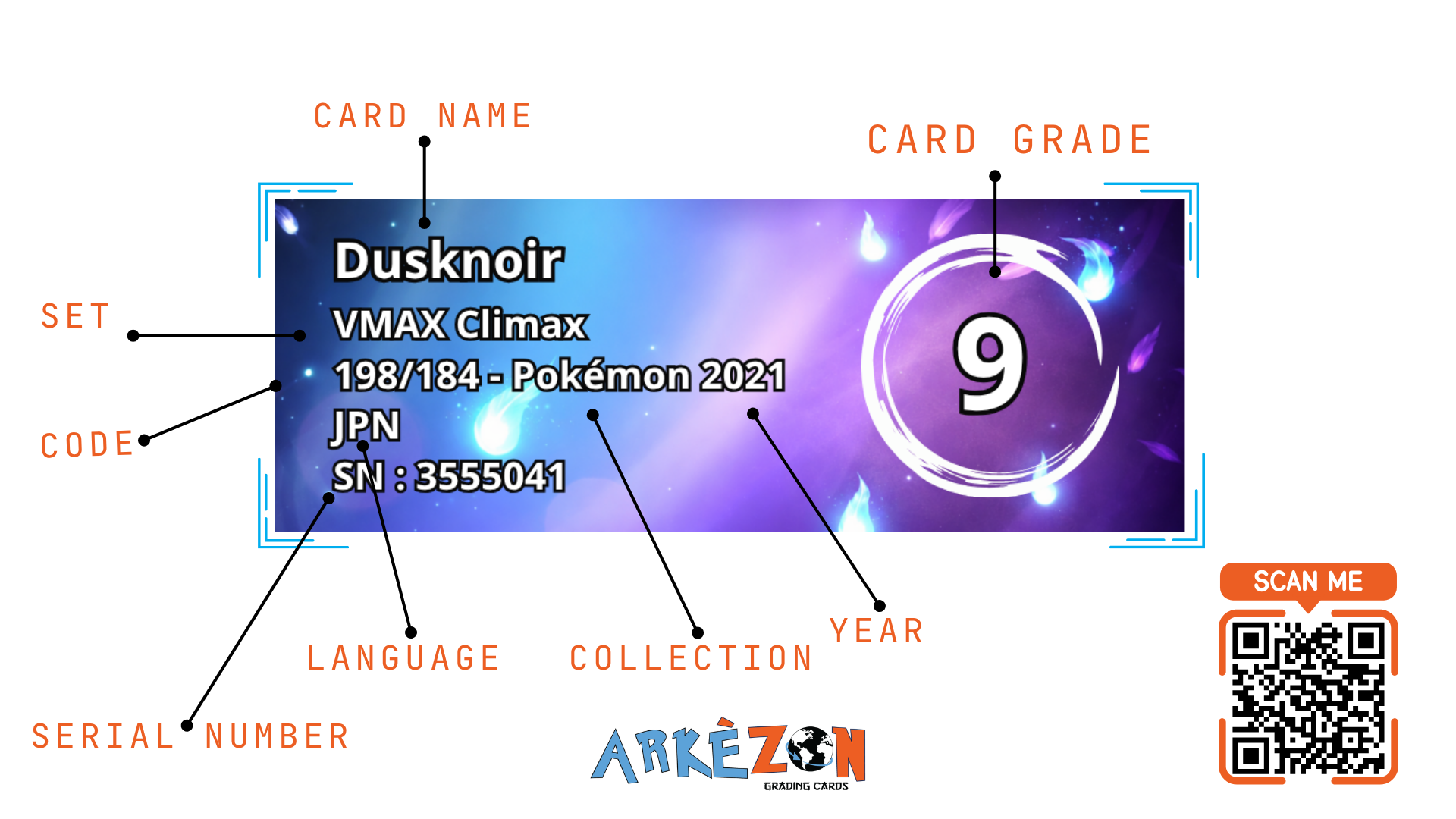 3555041 - Dusknoir - 198/184 - 9