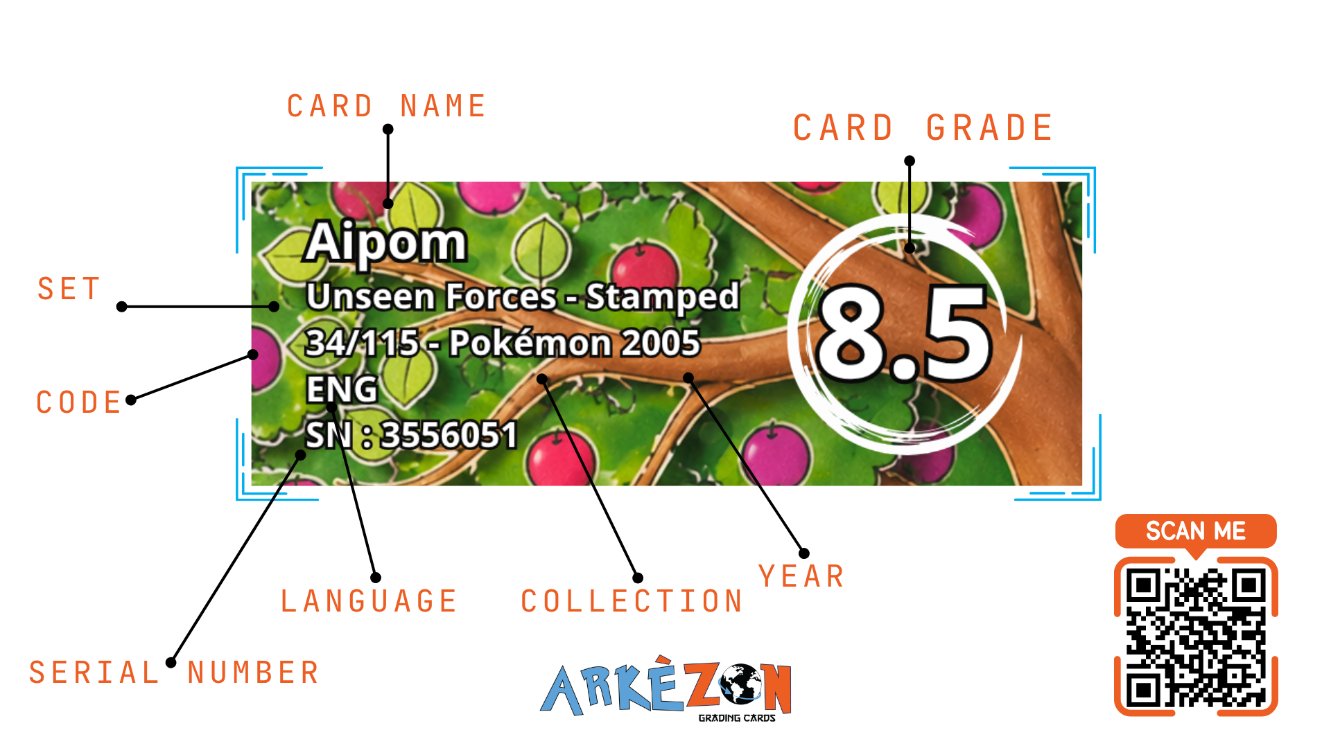 3556051 - Aipom - 34/115 - 8.5