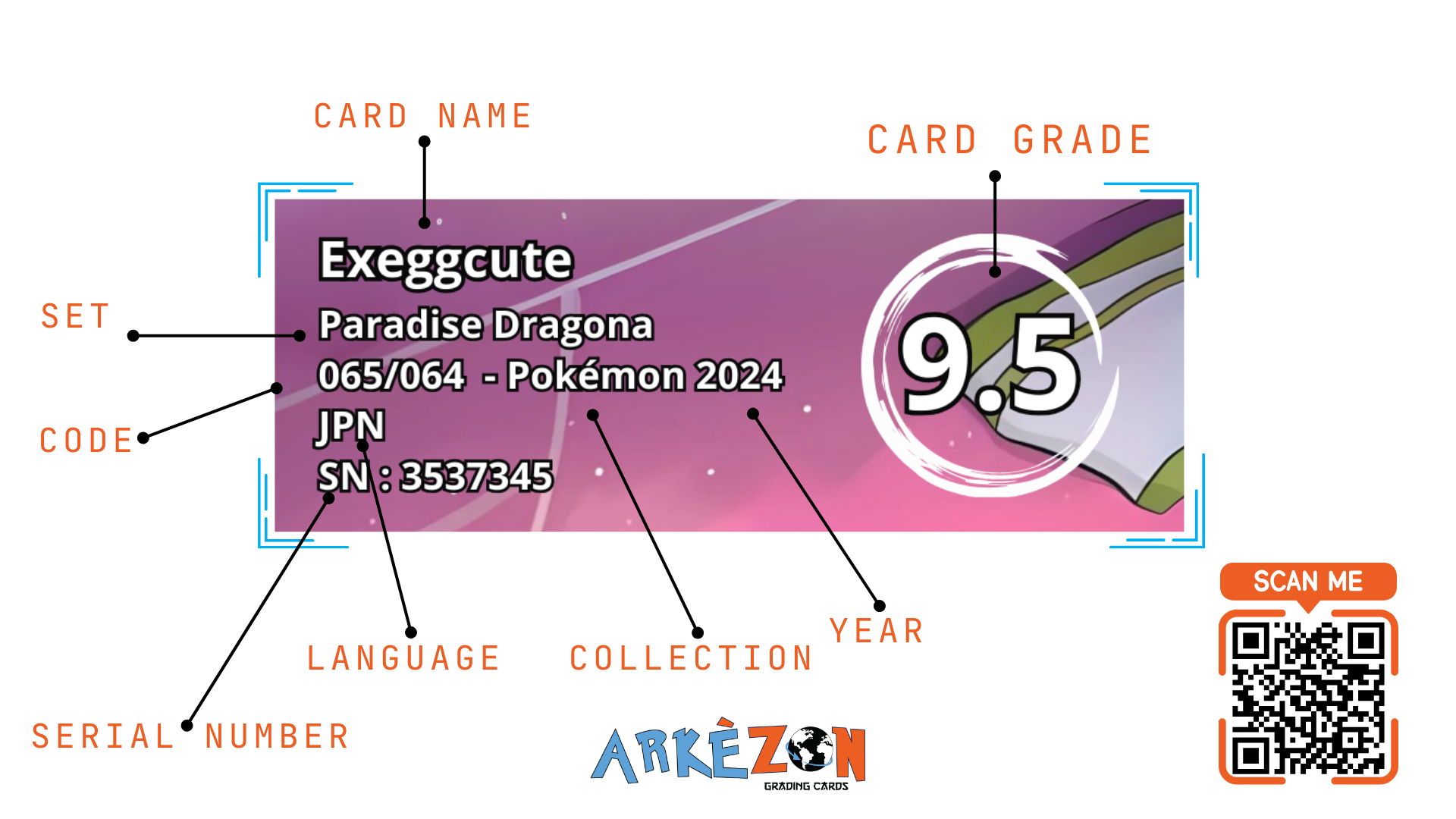 3537345 - Exeggcute - 065/064 - 9.5