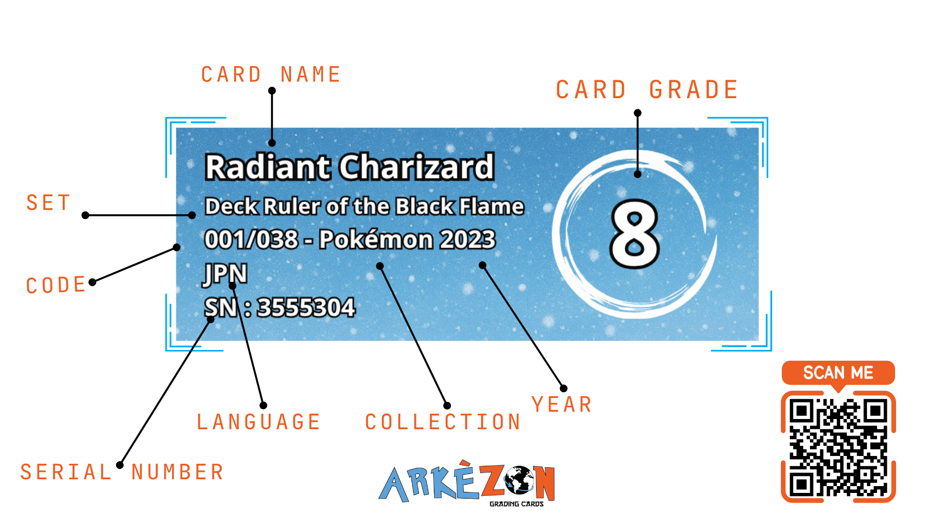 3555304 - Radiant Charizard - 001/038 - 8