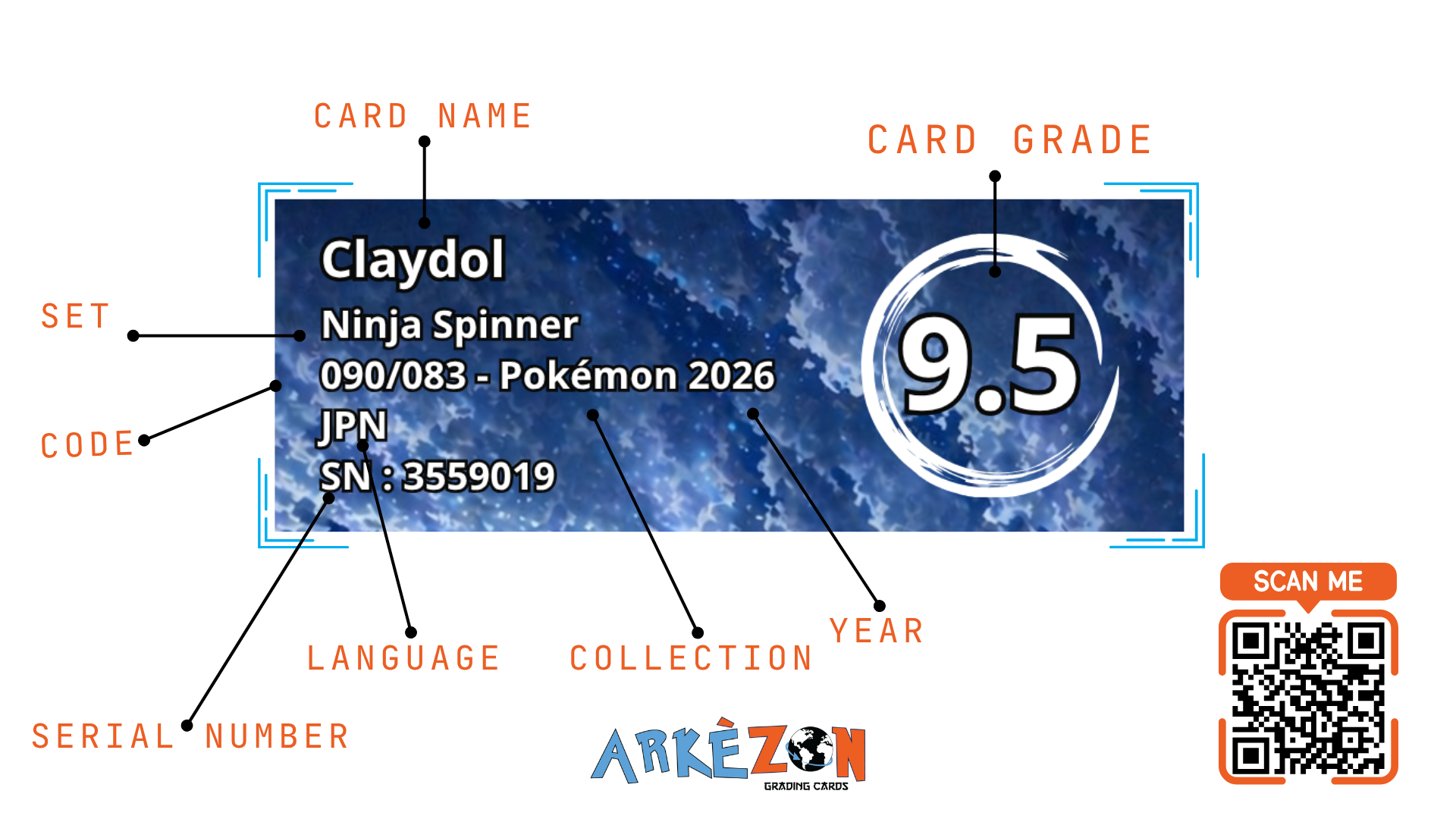 3559019 - Claydol - 090/083 - 9.5