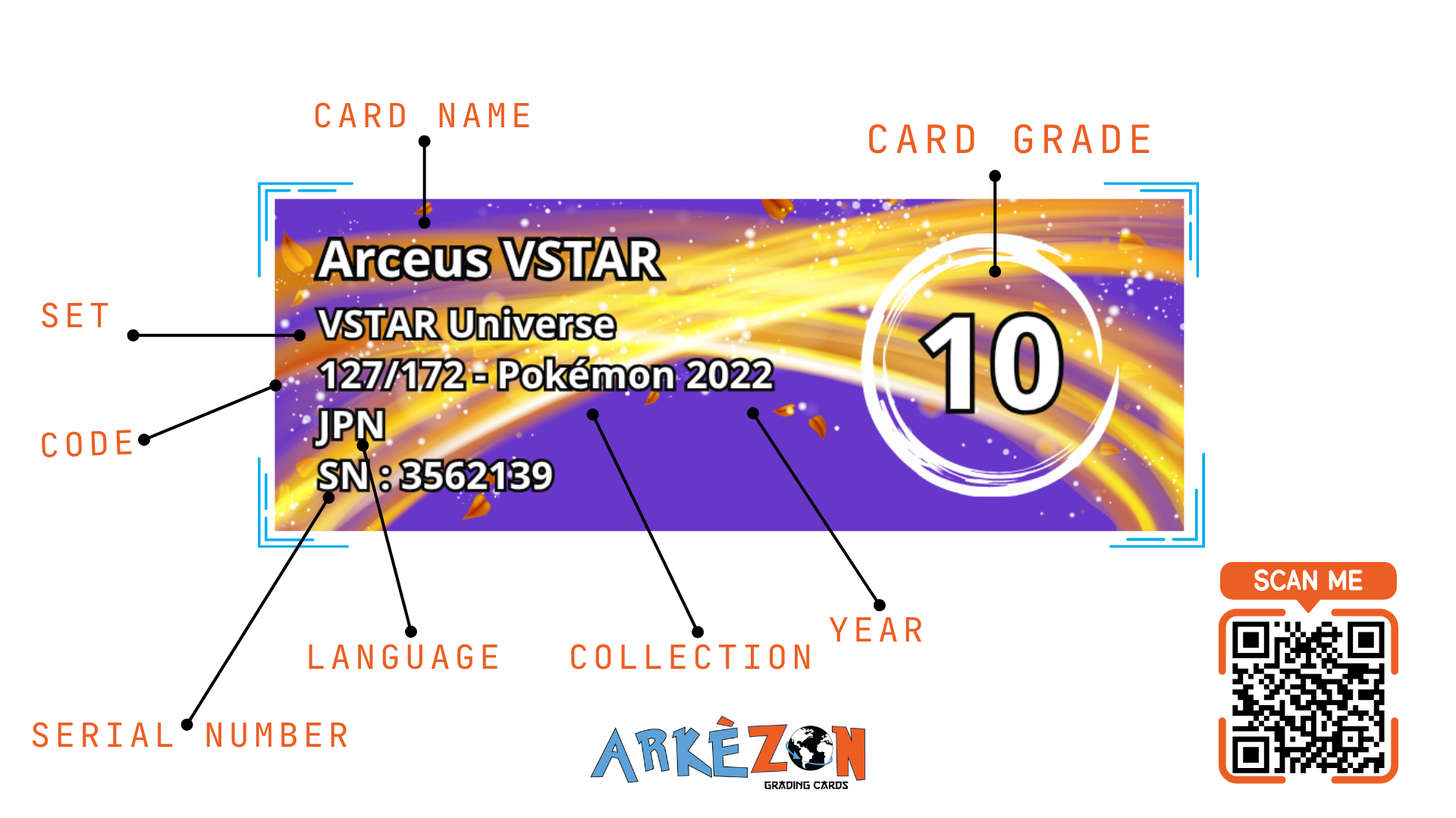 3562139 - Arceus VSTAR - 127/172 - 10