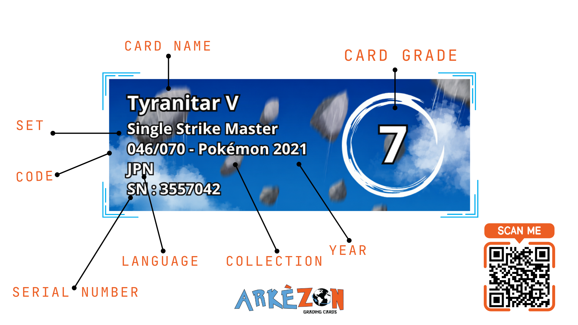 3557042 - Tyranitar V - 046/070 - 7