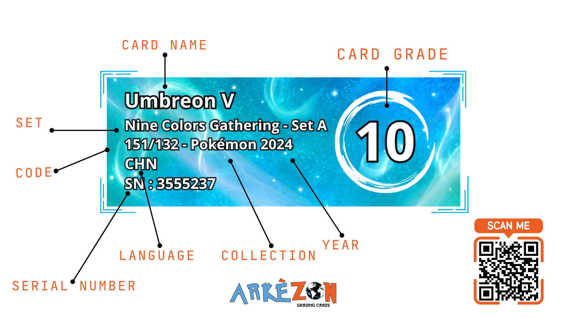 3555237 - Umbreon V - 151/132 - 10