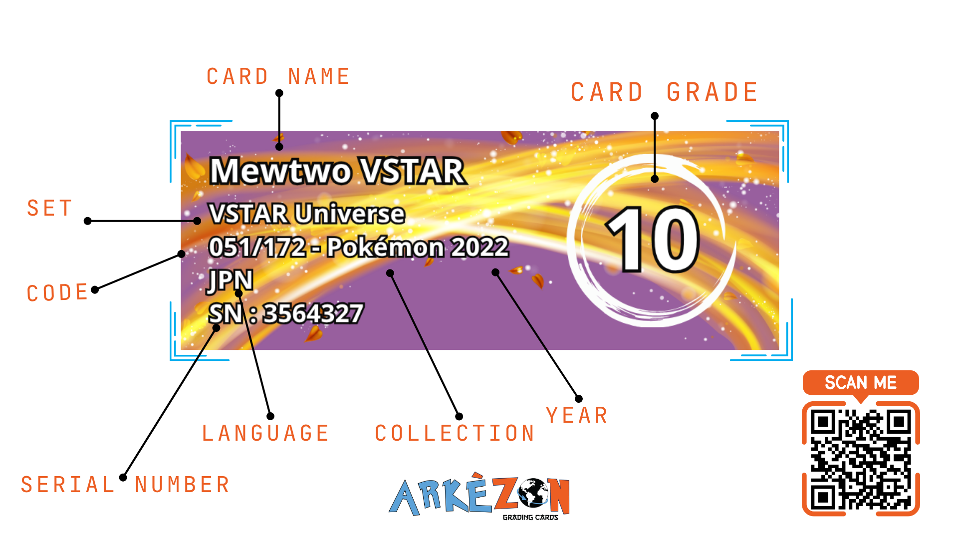 3564327 - Mewtwo VSTAR - 051/172 - 10