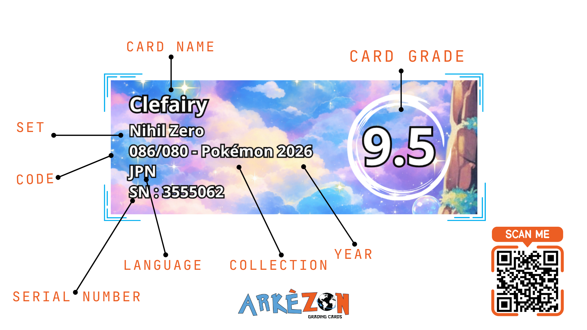 3555062 - Clefairy - 086/080 - 9.5