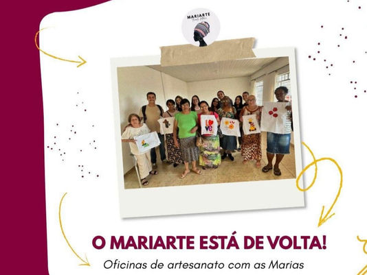 Mariarte retorna com oficinas, encontros e experiências de afeto