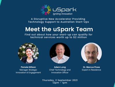 'Meet the uSpark Team' Event at Digital Innovation Futures Victoria Festival 2021