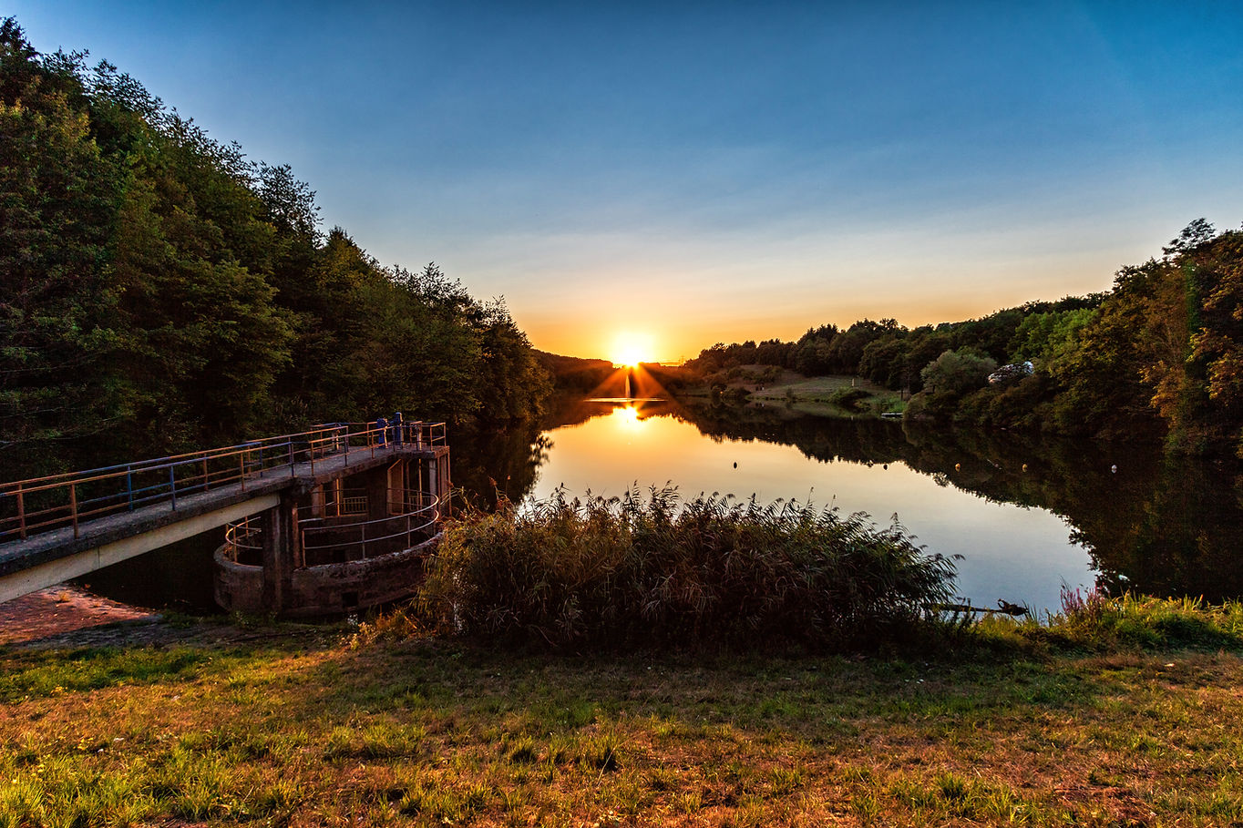 Sonnenuntergang Ohmbachsee