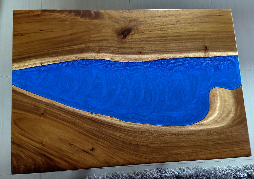 Thumbnail: BRAND NEW ACACIA BLUE WATER RIVER COFFEE TABLE
