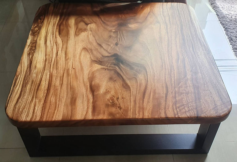 Thumbnail: square coffee table rounded edges