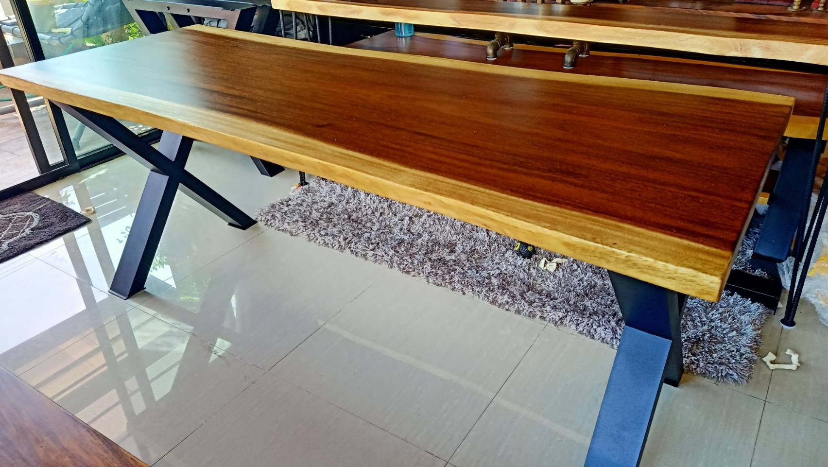 Living edge dining 2m x 65-75cm