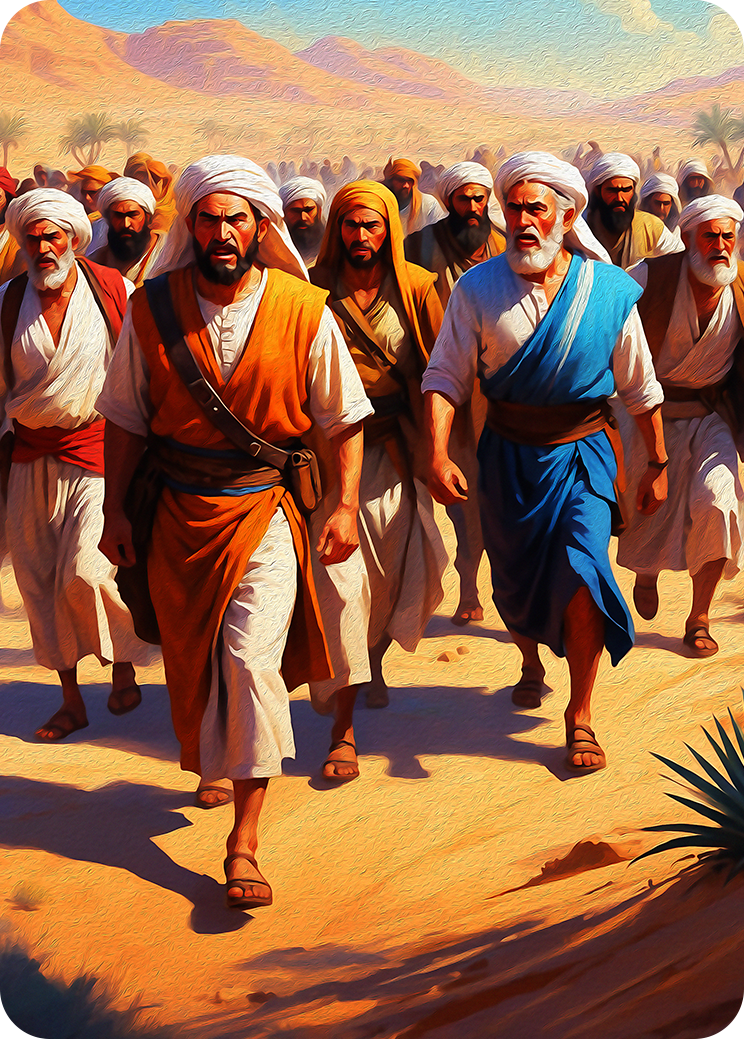 Desert Hardships Artwork — Bible TCG Genesis Set card 88/250
