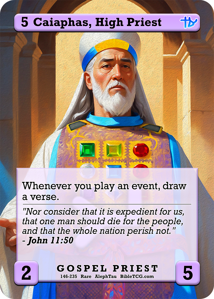 Card Back Christian Bible Trading Card Game Bible TCG