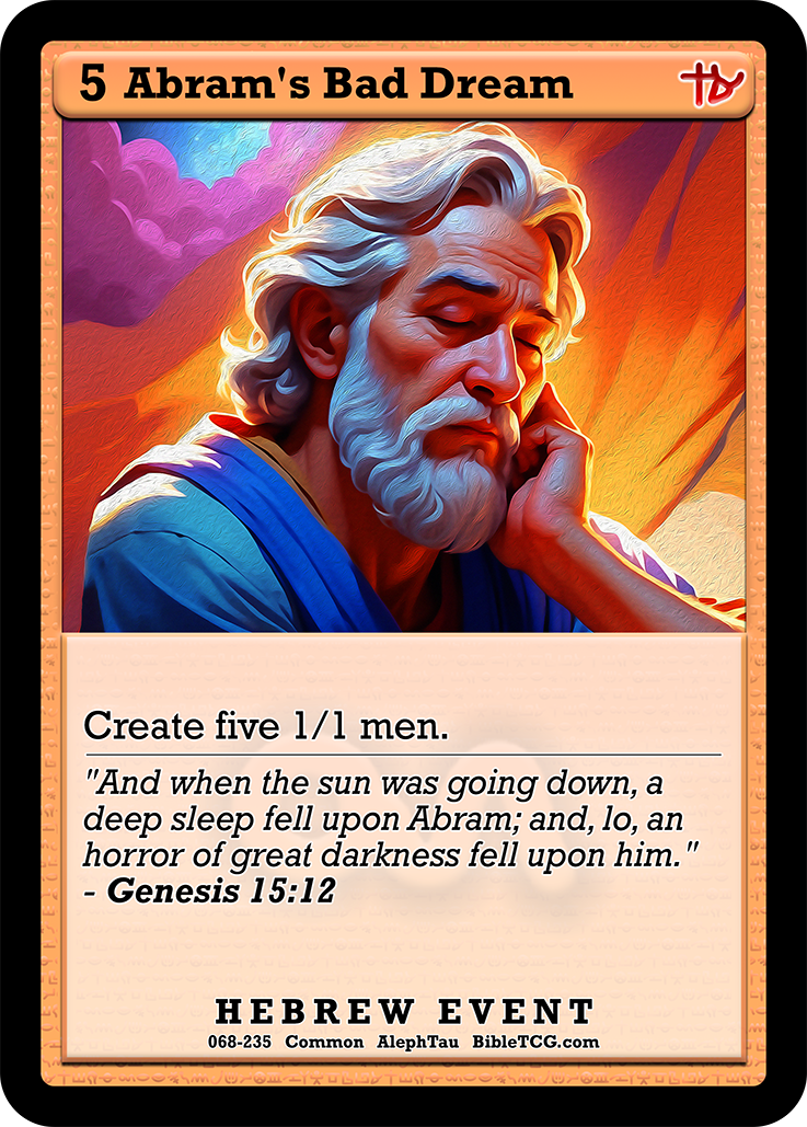 Card Back Christian Bible Trading Card Game Bible TCG