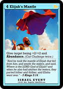Elijah’s Mantle – Base Art – Holy Israel Event – AlephTau Set – Bible TCG