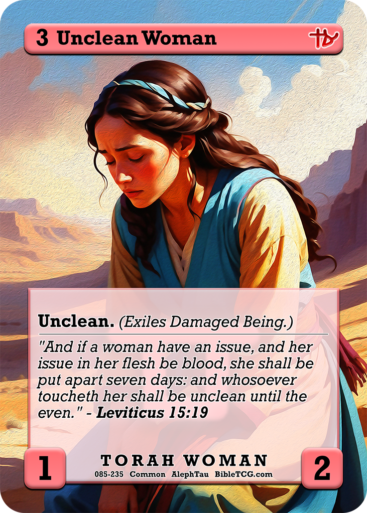 Card Back Christian Bible Trading Card Game Bible TCG
