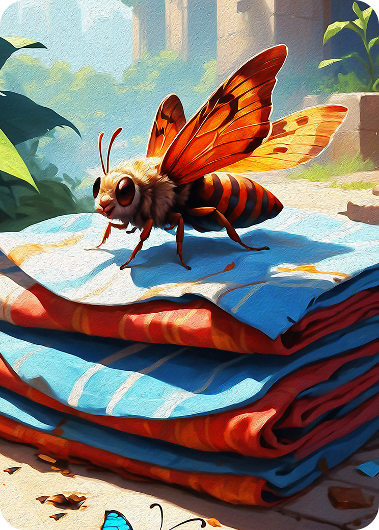Fortune Moth Christian Bible Trading Card Game Bible TCG