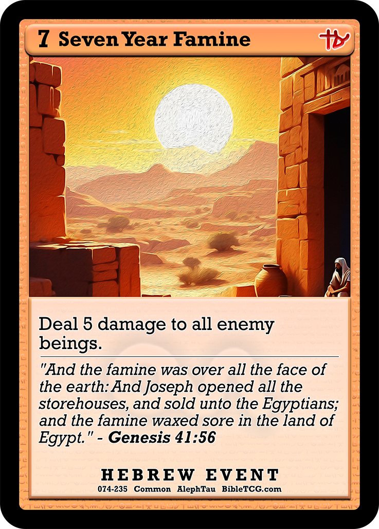 Card Back Christian Bible Trading Card Game Bible TCG
