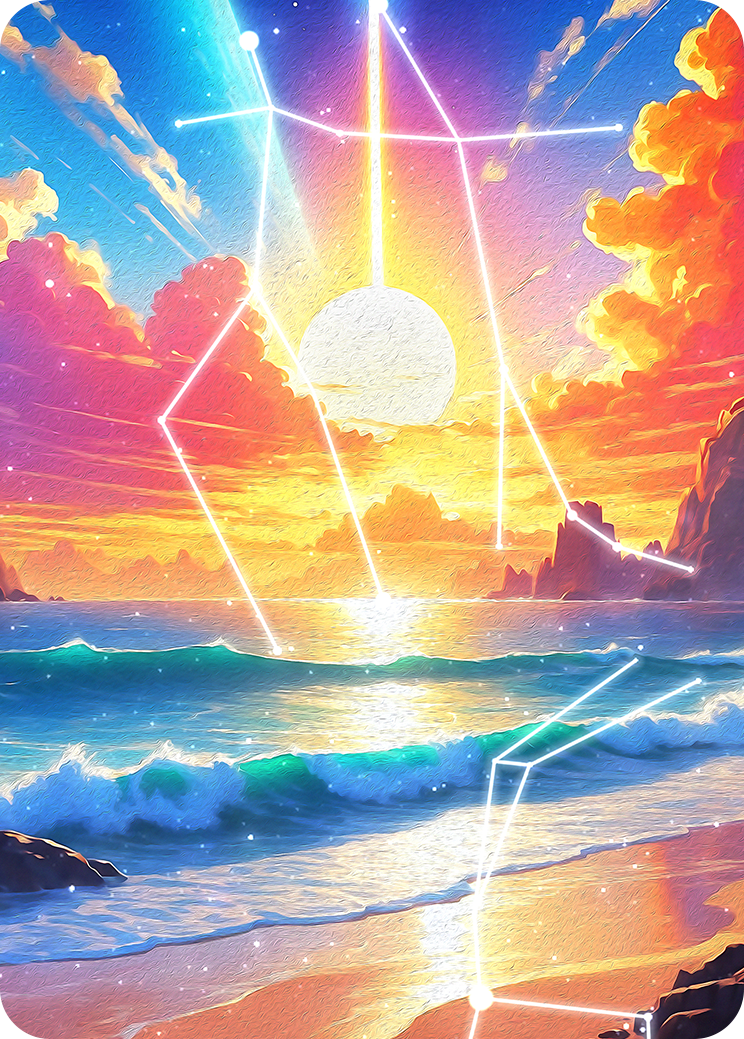 Follow The Sun Artwork — Bible TCG Genesis Set card 16/250