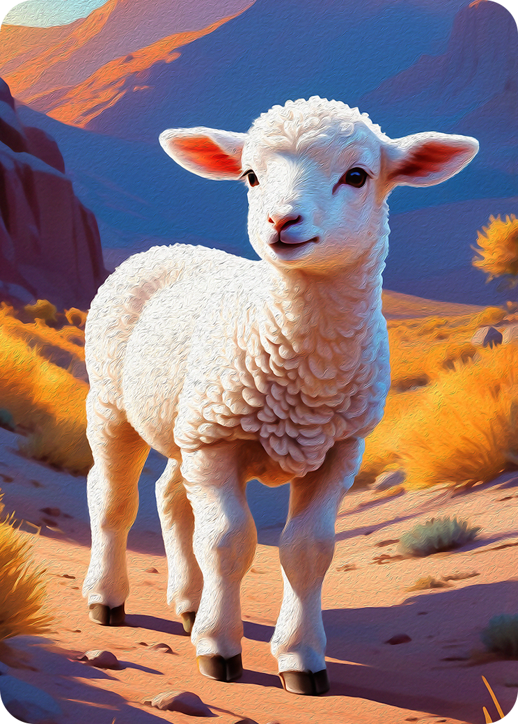 Passover Offering Artwork — Bible TCG Genesis Set card 81/250