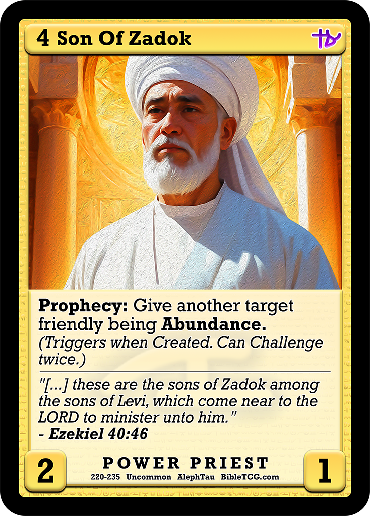 Card Back Christian Bible Trading Card Game Bible TCG