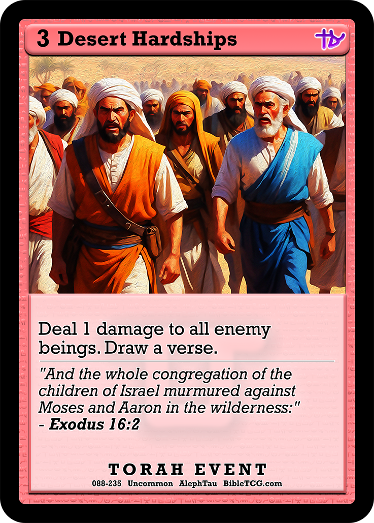 Card Back Christian Bible Trading Card Game Bible TCG