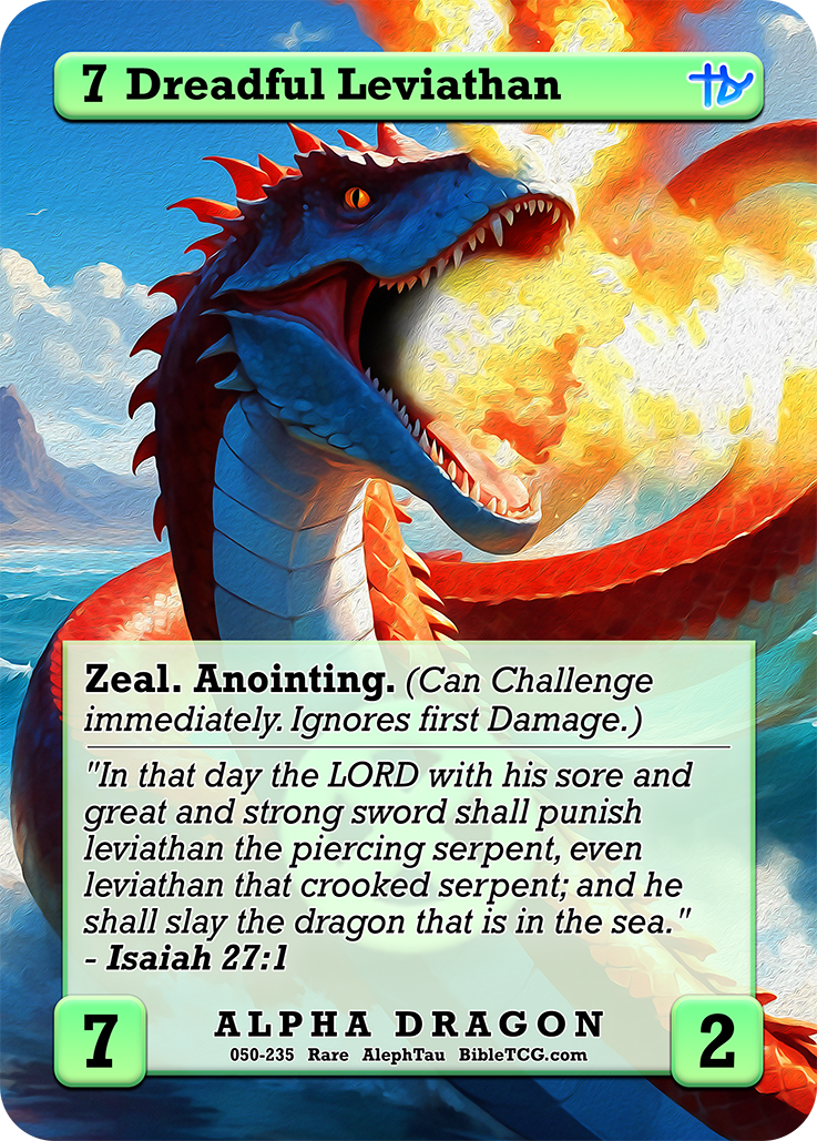 Card Back Christian Bible Trading Card Game Bible TCG