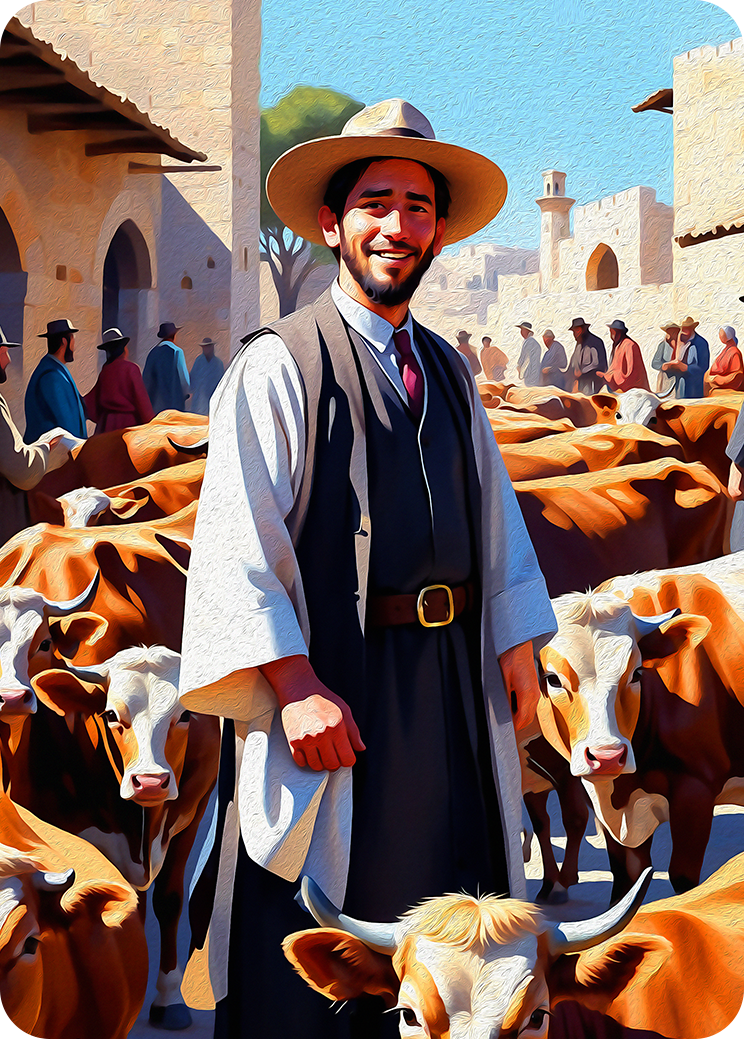 Guarding Jerusalem Artwork — Bible TCG Genesis Set card 212/250
