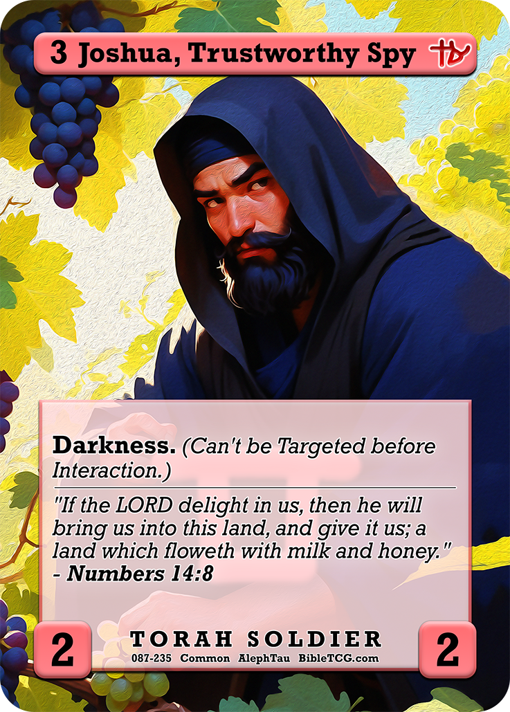 Card Back Christian Bible Trading Card Game Bible TCG