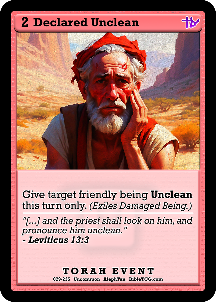 Card Back Christian Bible Trading Card Game Bible TCG