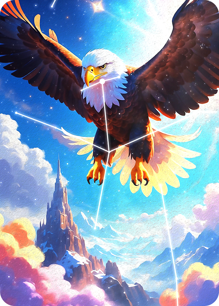 Soaring Eagle Artwork — Bible TCG Genesis Set card 3/250