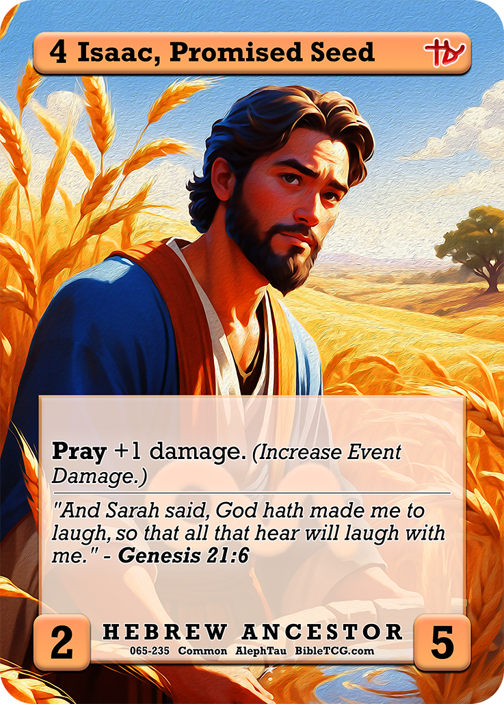 Card Back Christian Bible Trading Card Game Bible TCG