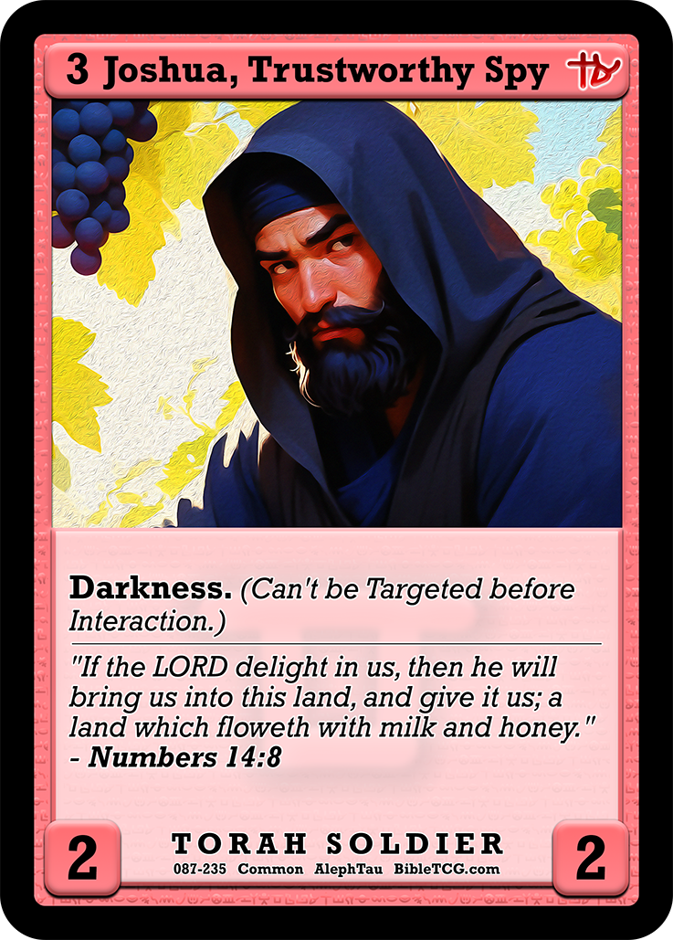 Card Back Christian Bible Trading Card Game Bible TCG