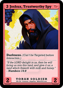 Joshua, Trustworthy Spy – Base Art – Common Torah Soldier – AlephTau Set – Bible TCG
