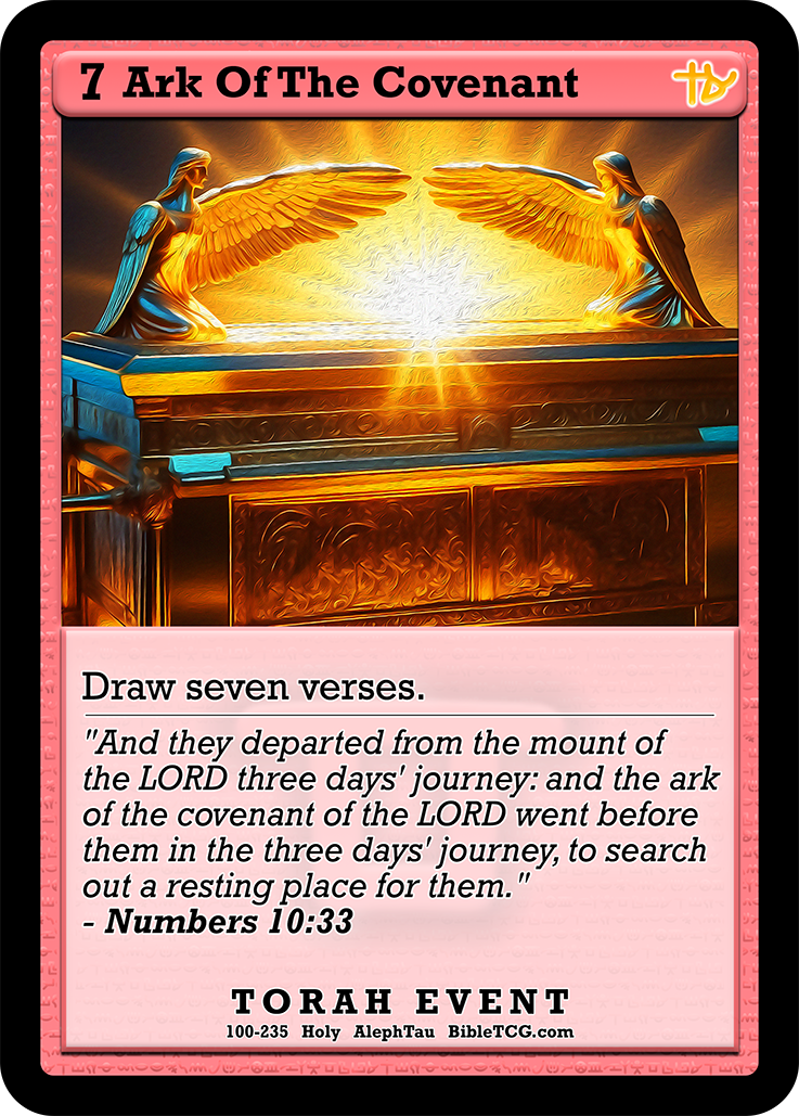 Card Back Christian Bible Trading Card Game Bible TCG