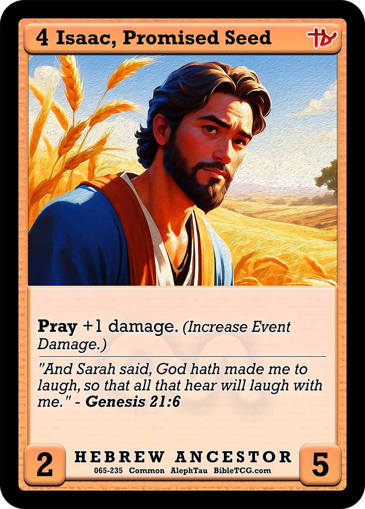 Card Back Christian Bible Trading Card Game Bible TCG