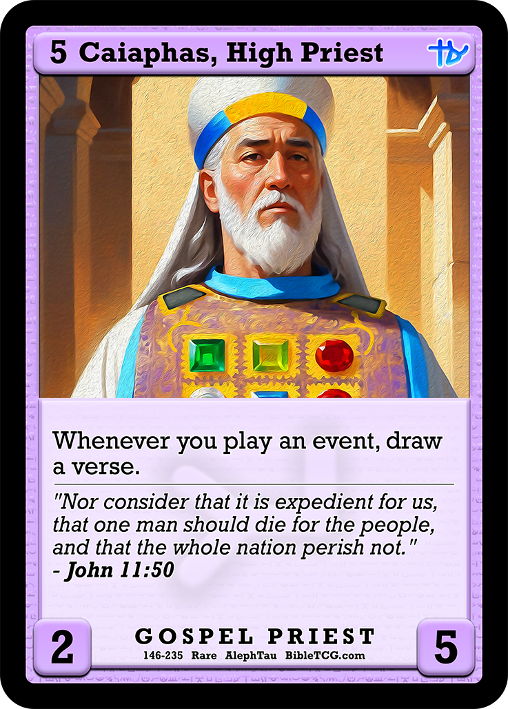 Card Back Christian Bible Trading Card Game Bible TCG