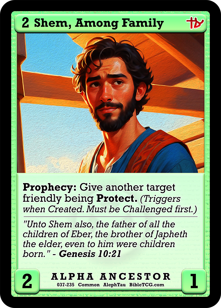Card Back Christian Bible Trading Card Game Bible TCG