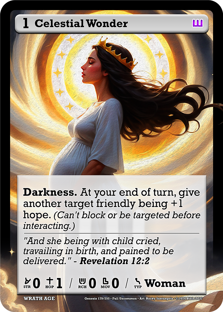 Celestial Wonder Full Art — Bible TCG Genesis Set card 179/250